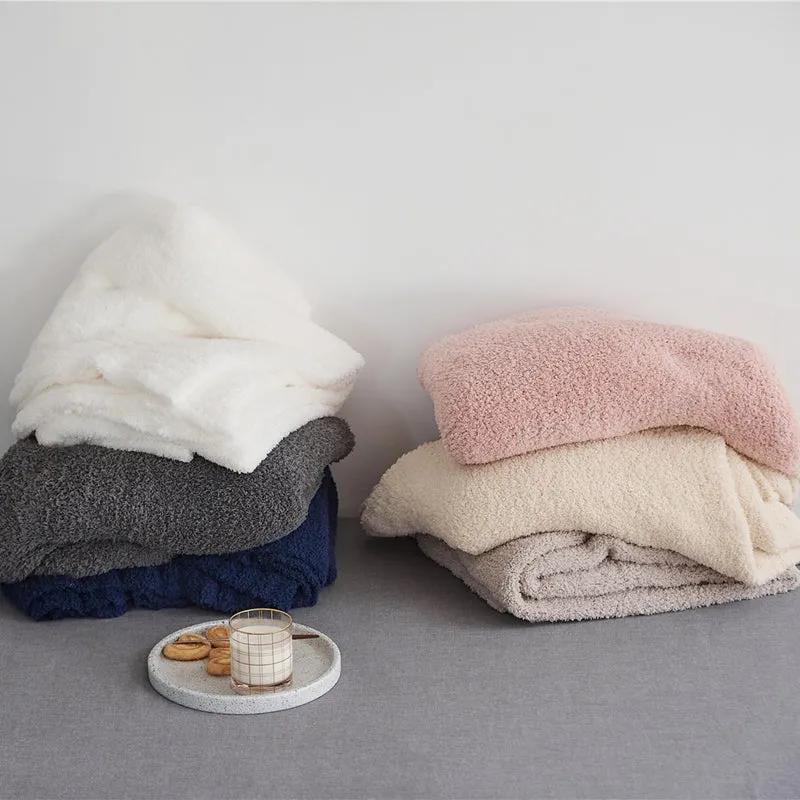 Microfiber Solid Color Throw