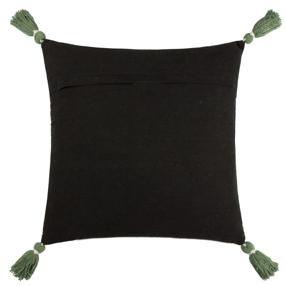 Midnight Jungle Cushion Noir