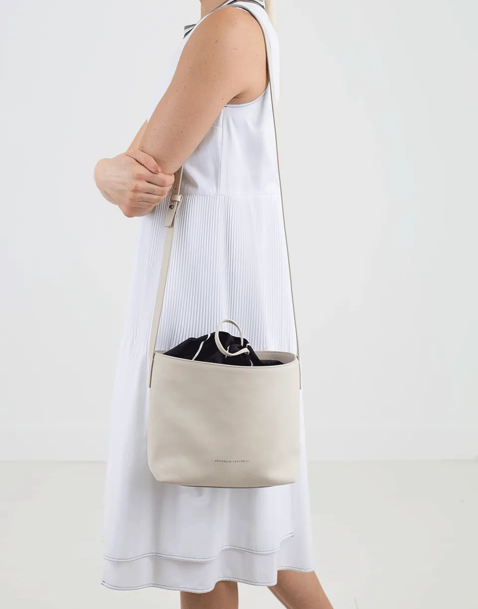 Mini Leather Bucket