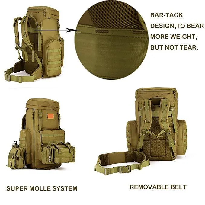 Molle Expandable Backpack 70L to 85L