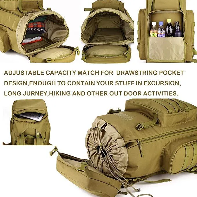 Molle Expandable Backpack 70L to 85L