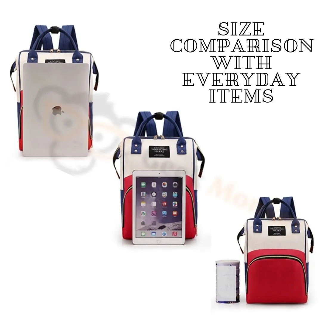 Mommy's Best Friend - ColorBlocked Diaper Bag