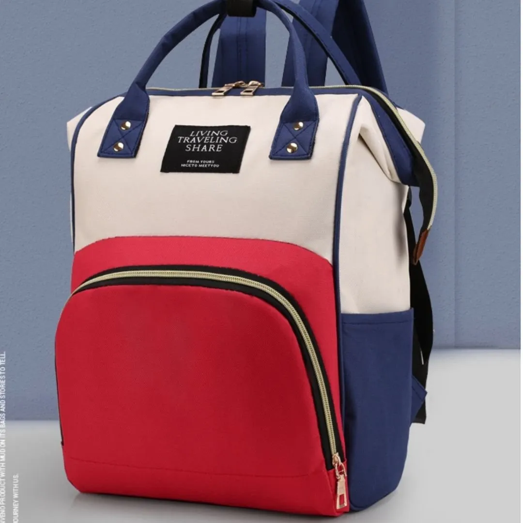 Mommy's Best Friend - ColorBlocked Diaper Bag