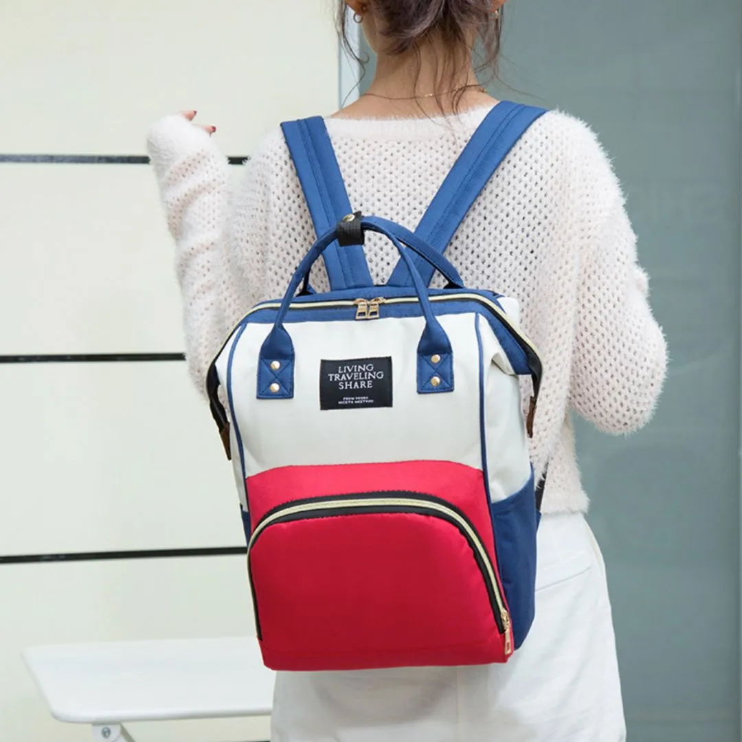 Mommy's Best Friend - ColorBlocked Diaper Bag