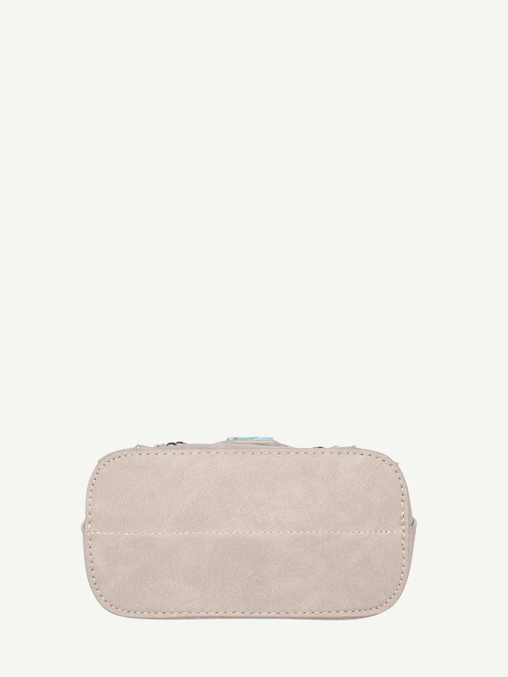 Montana West Tooled Buckle Hand-stitch Crossbody Mini Tote