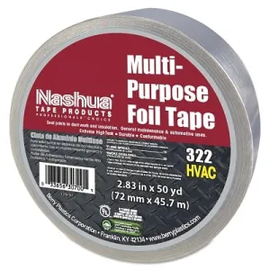 Nashua 1087629 322 MULTI-PURPOSE FOIL TAPE 72MM X 46M