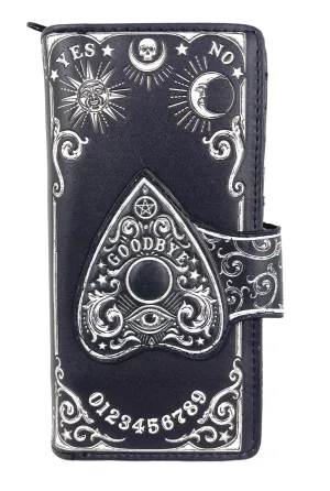 Nemesis Now Spirit Board Planchette 3D Embossed Black Wallet Wiccan Gothic Gift