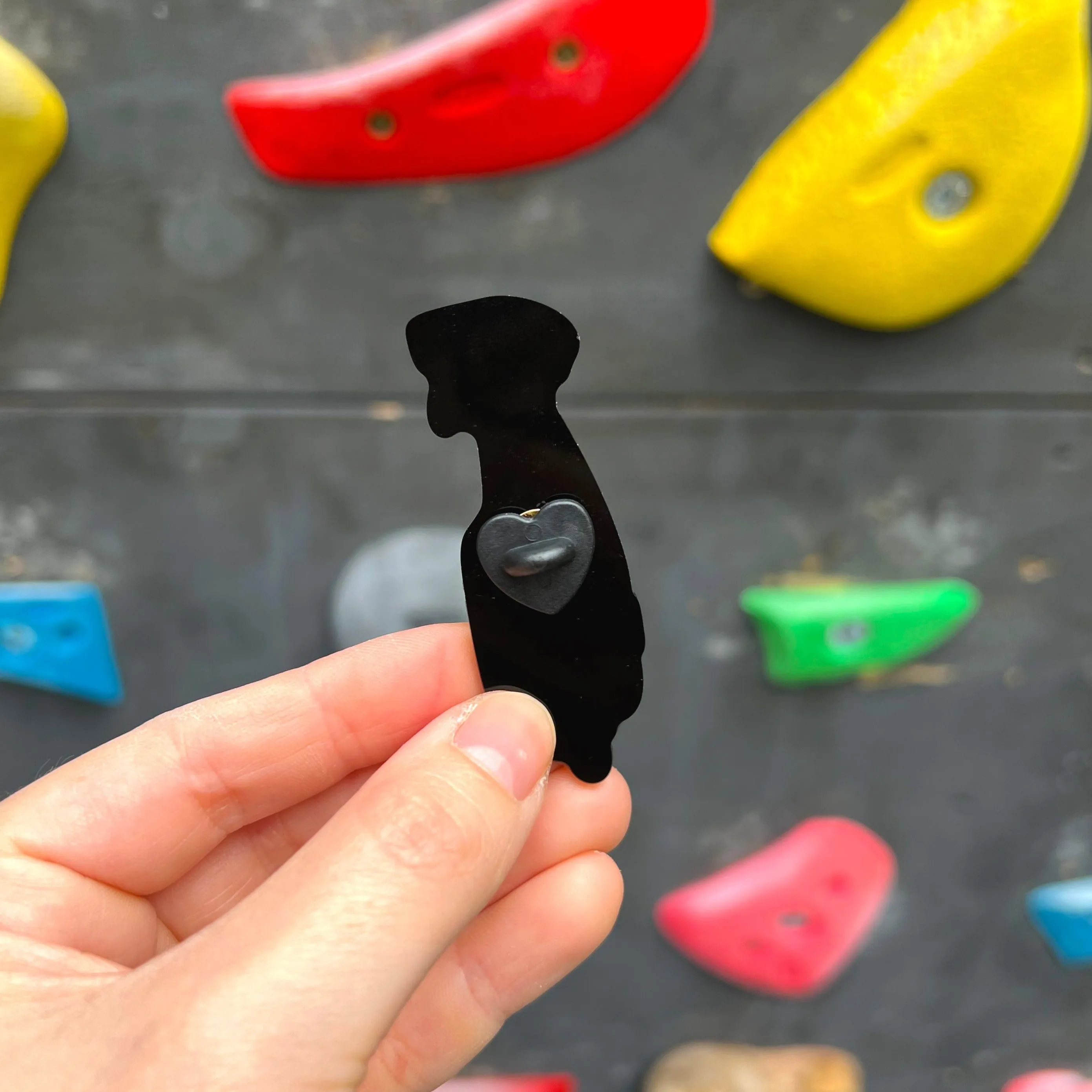 Neon Climber Anti-Beta Spray Bottle Pin Badge