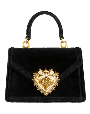 Nero Devotion Top Handle Velvet Bag