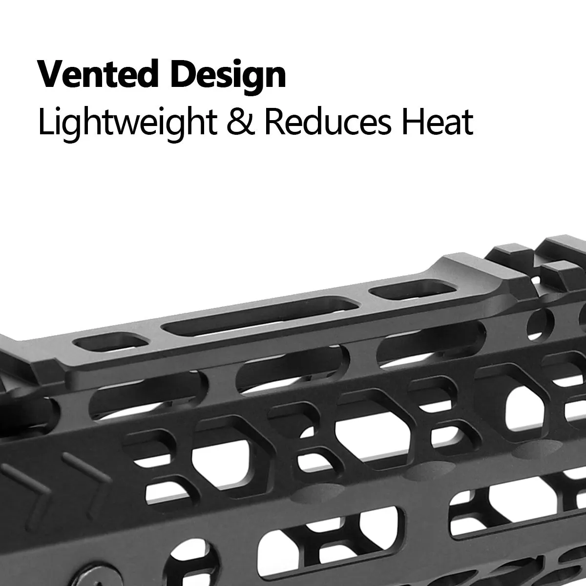 ohhunt® AR15 Slim lightweight Honeycomb M-lok Free Floating Handguard with Steel Barrel Nut 7" 9" 10" 12" 13.5" 15"