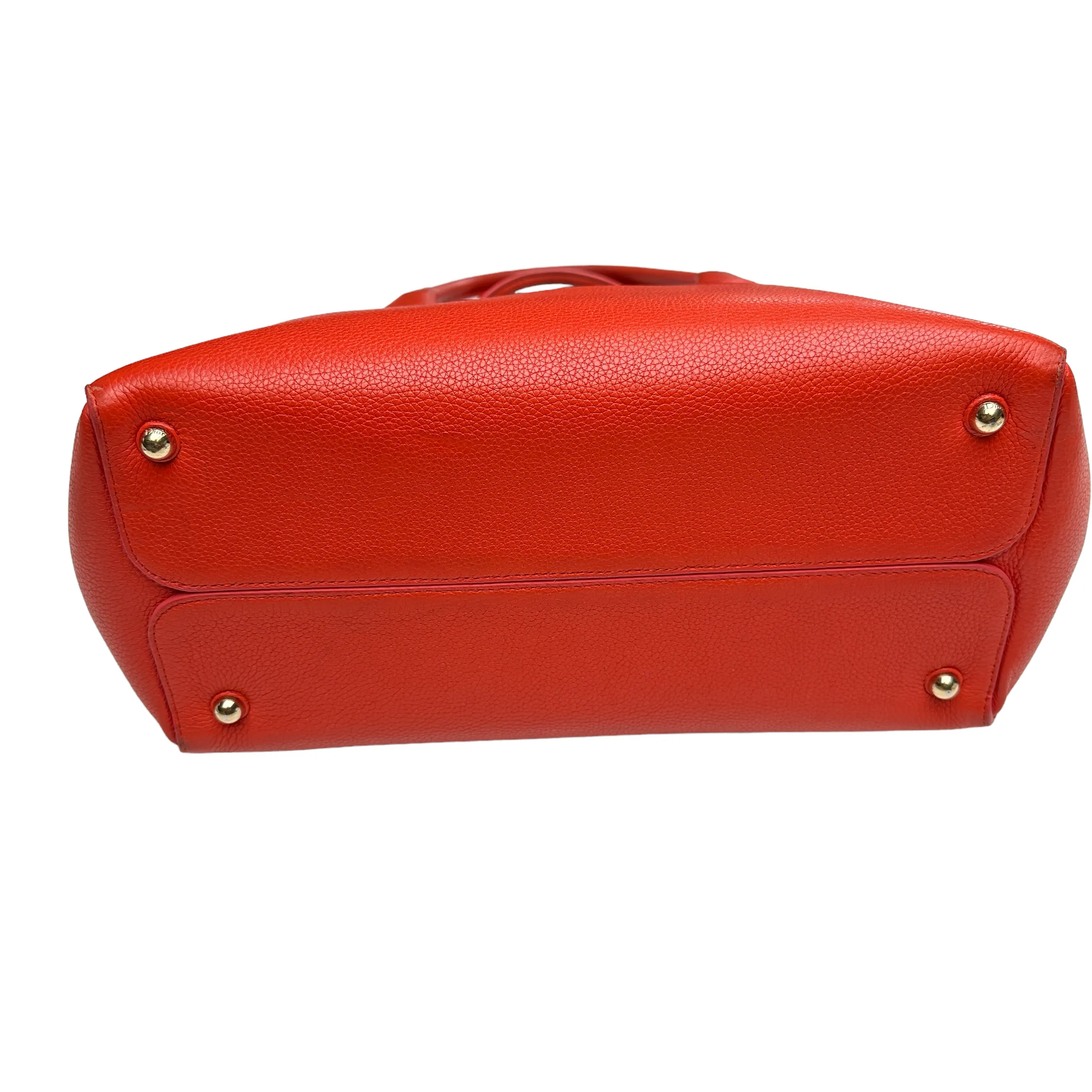 Orange Leather Bag
