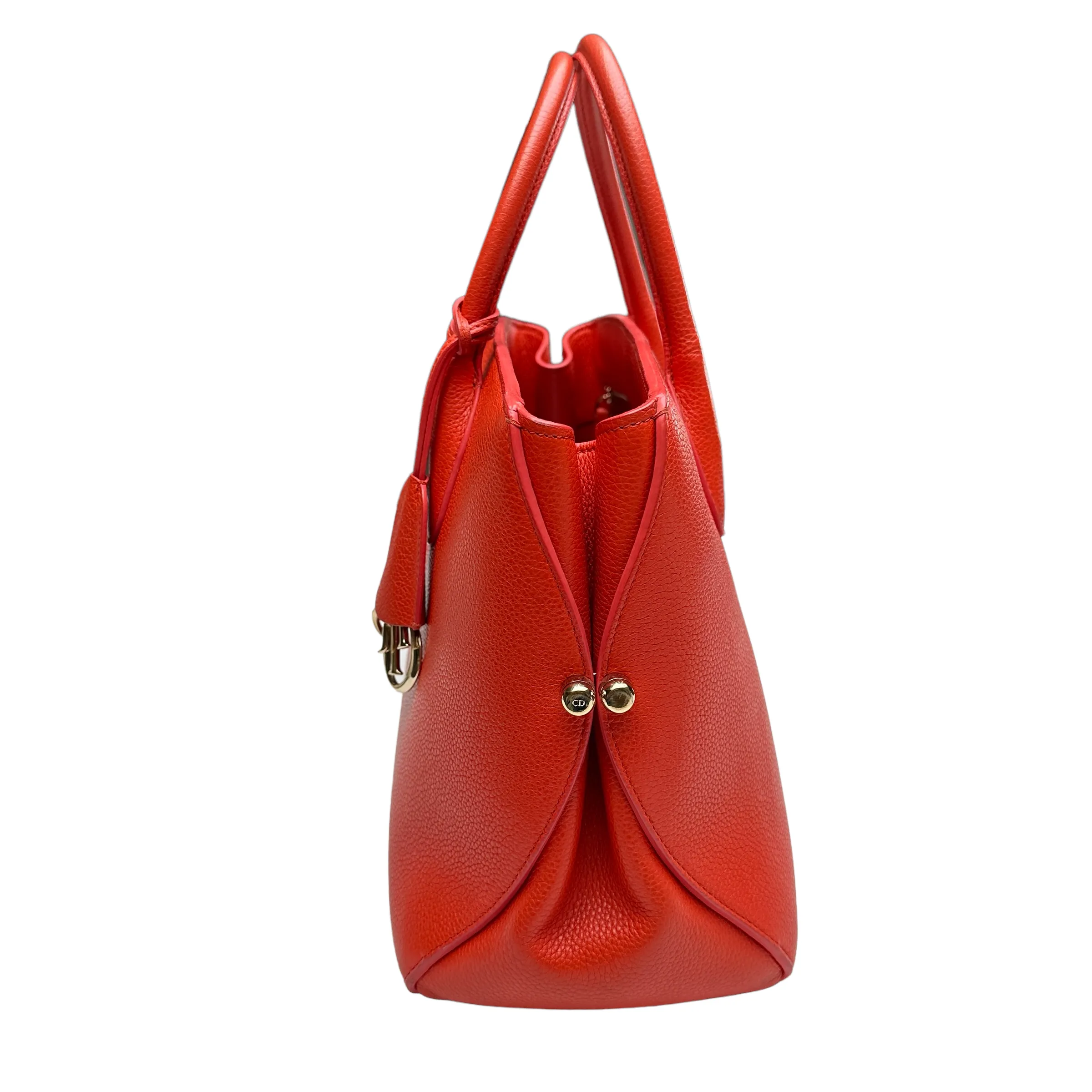 Orange Leather Bag