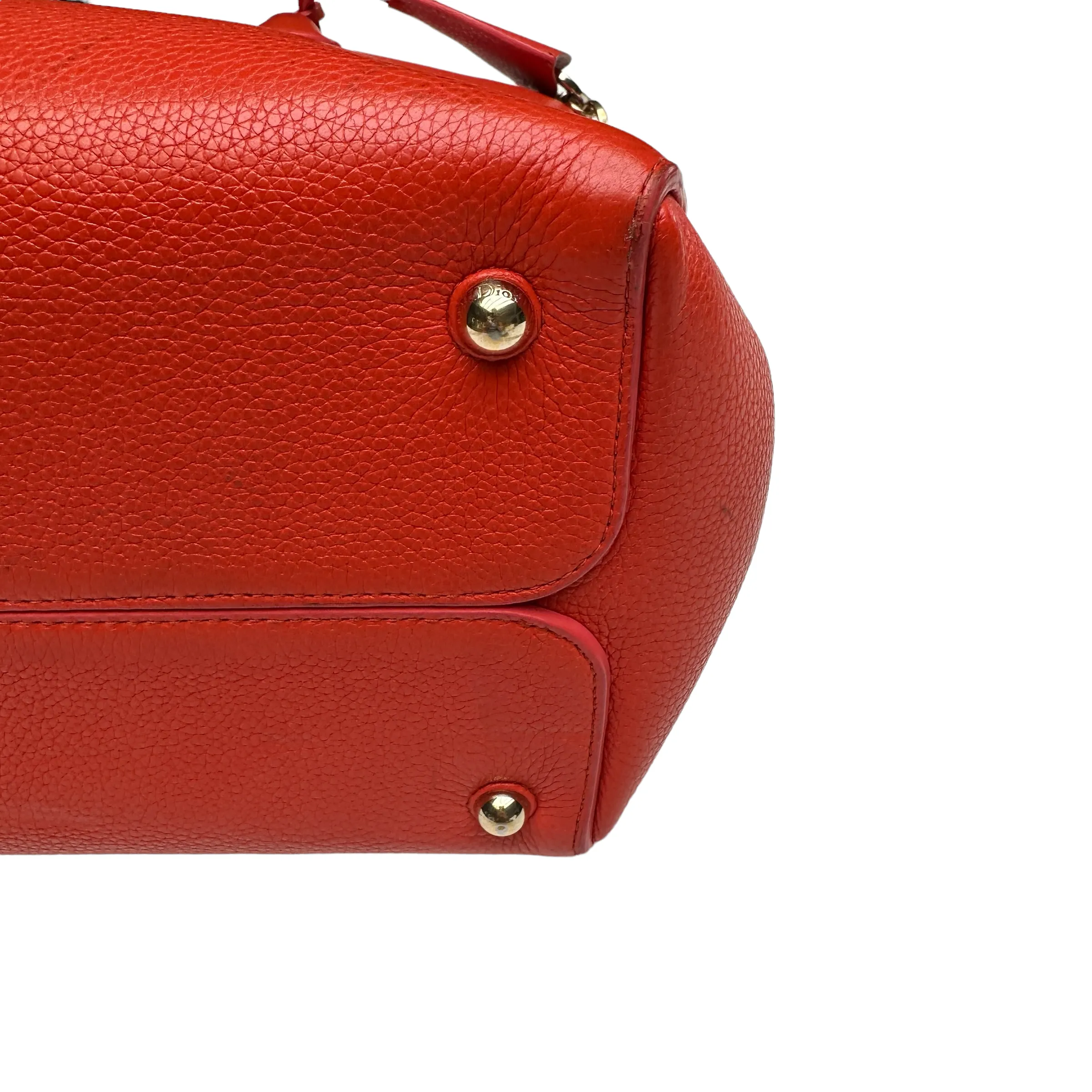 Orange Leather Bag