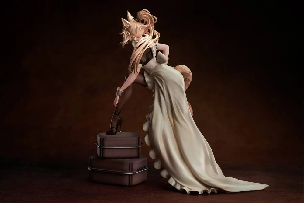 Original Character PVC Statue 1/7 Battle Maid Different Species Leopard Cat Maria Deluxe Edition 24 Cm