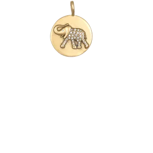 Pavé Elephant - Gold