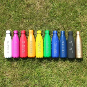 Personalised Named 790ml Metal Water Bottle