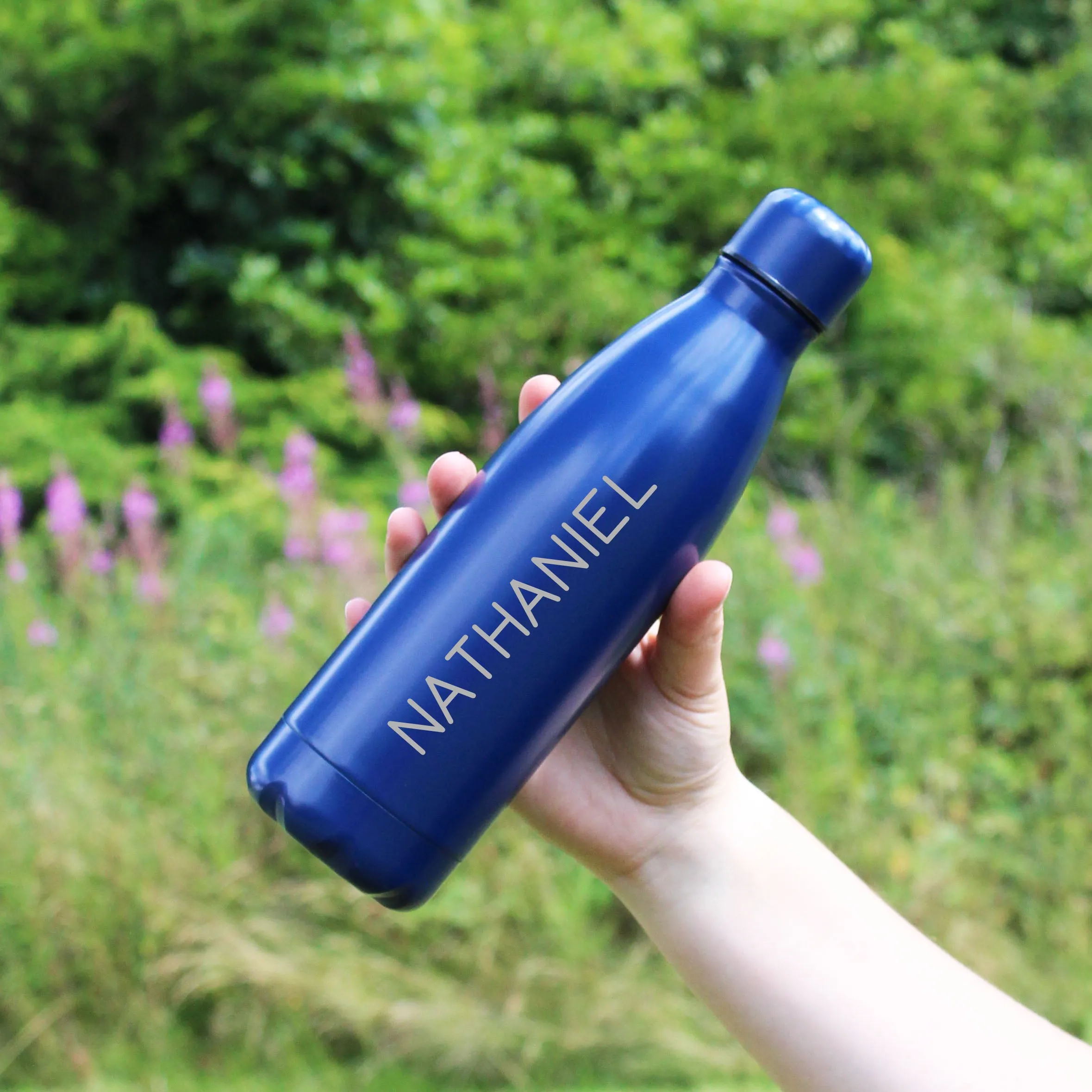 Personalised Named 790ml Metal Water Bottle