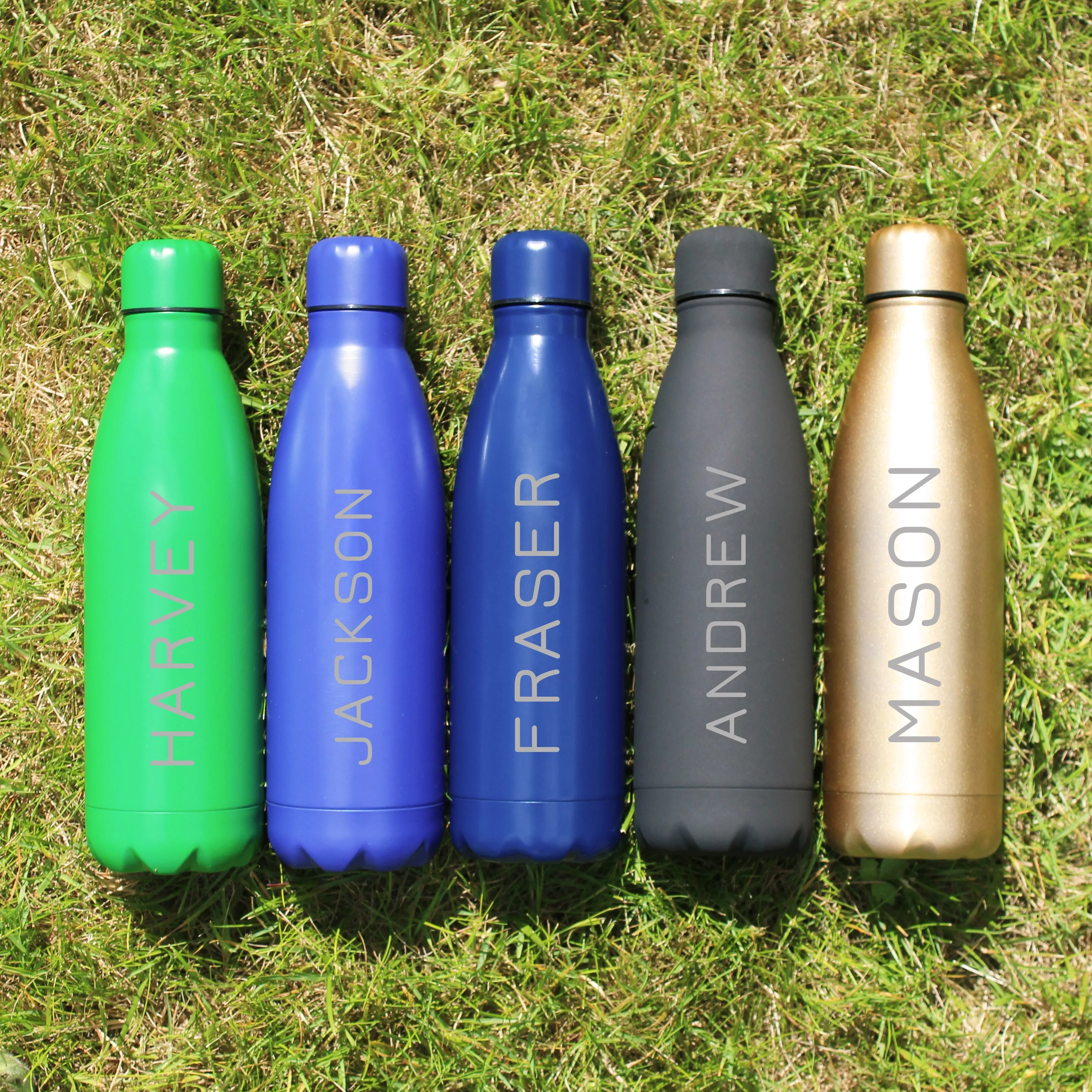 Personalised Named 790ml Metal Water Bottle