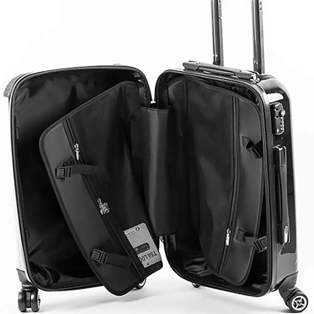 Personalised Suitcase | Sorrento Stripe in Midnight