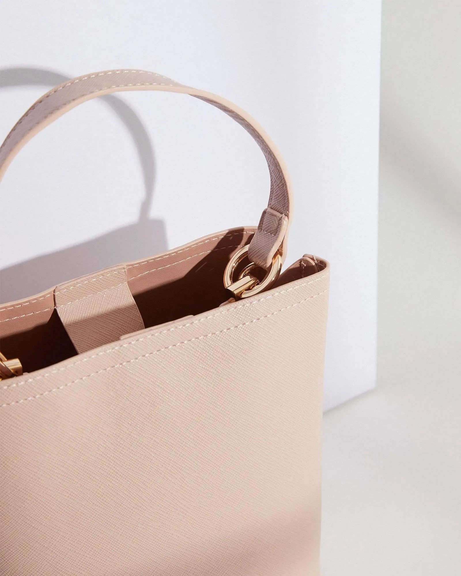 Pink Melanie Bucket Bag