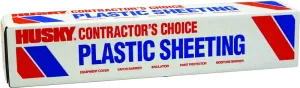 Poly-America SW404C Painter's Sheeting, 100 ft L, 4 ft W, Clear :ROLL: QUANTITY: 1