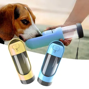 Portable Pet Dog Water Bottle 300ml Drinking Bowl for Small Large Dogs Feeding Water Dispenser Cat Dogs Outdoor Bottles
