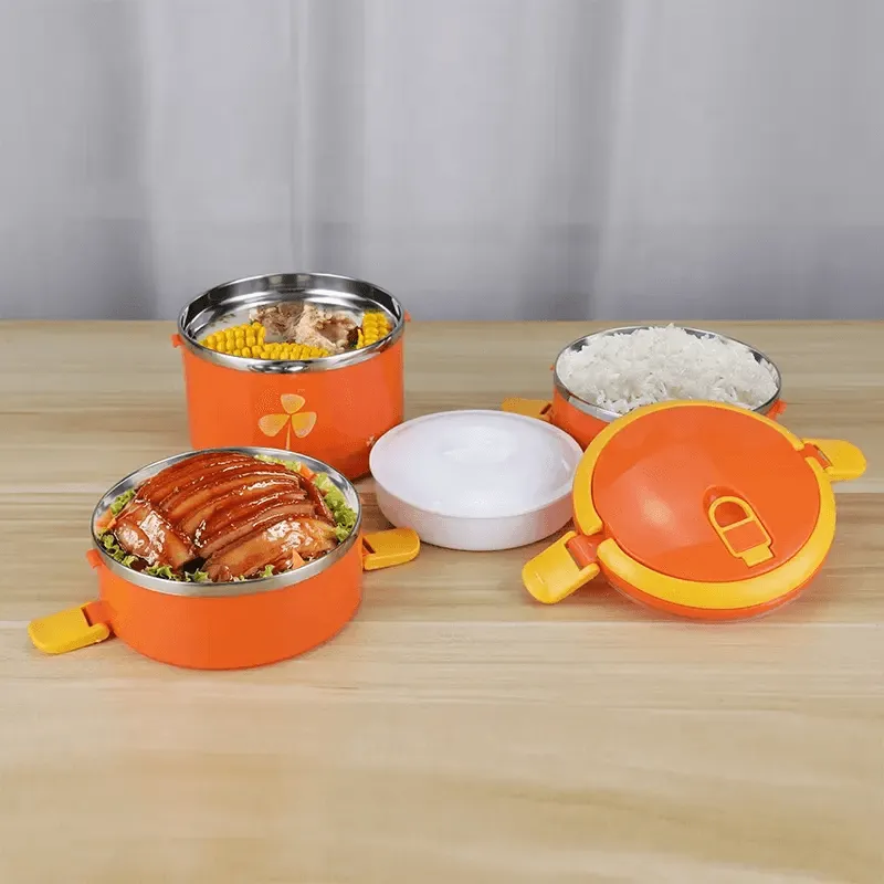 Portable Stainless Steel 3 Layer Lunch Box JC268-3