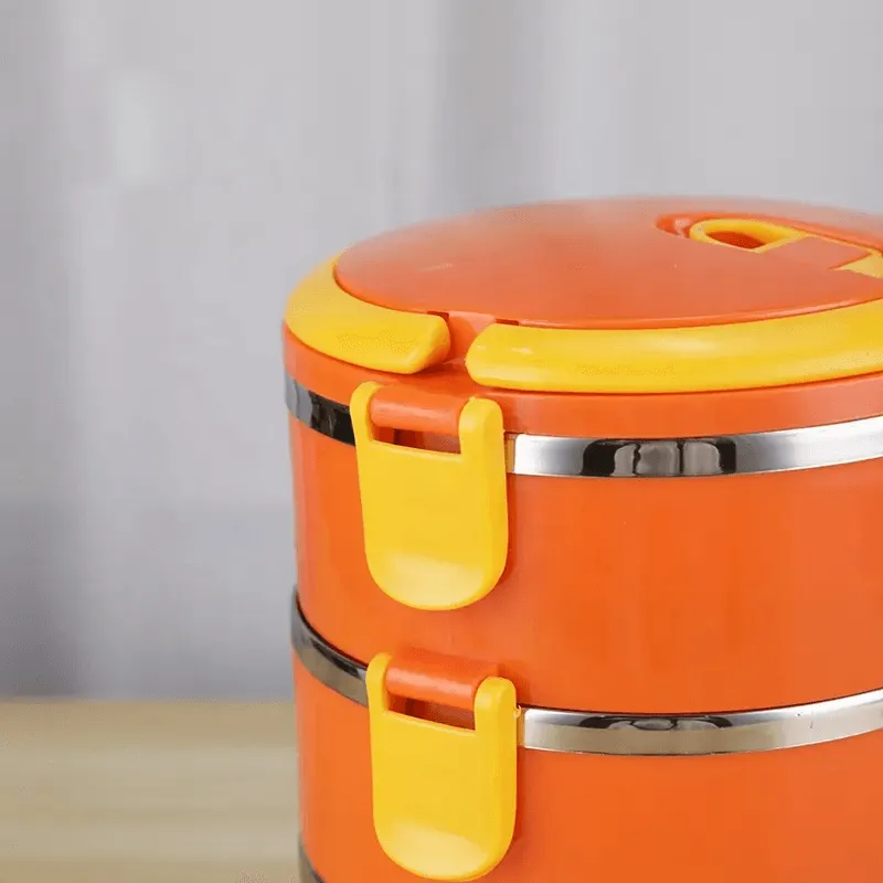 Portable Stainless Steel 3 Layer Lunch Box JC268-3