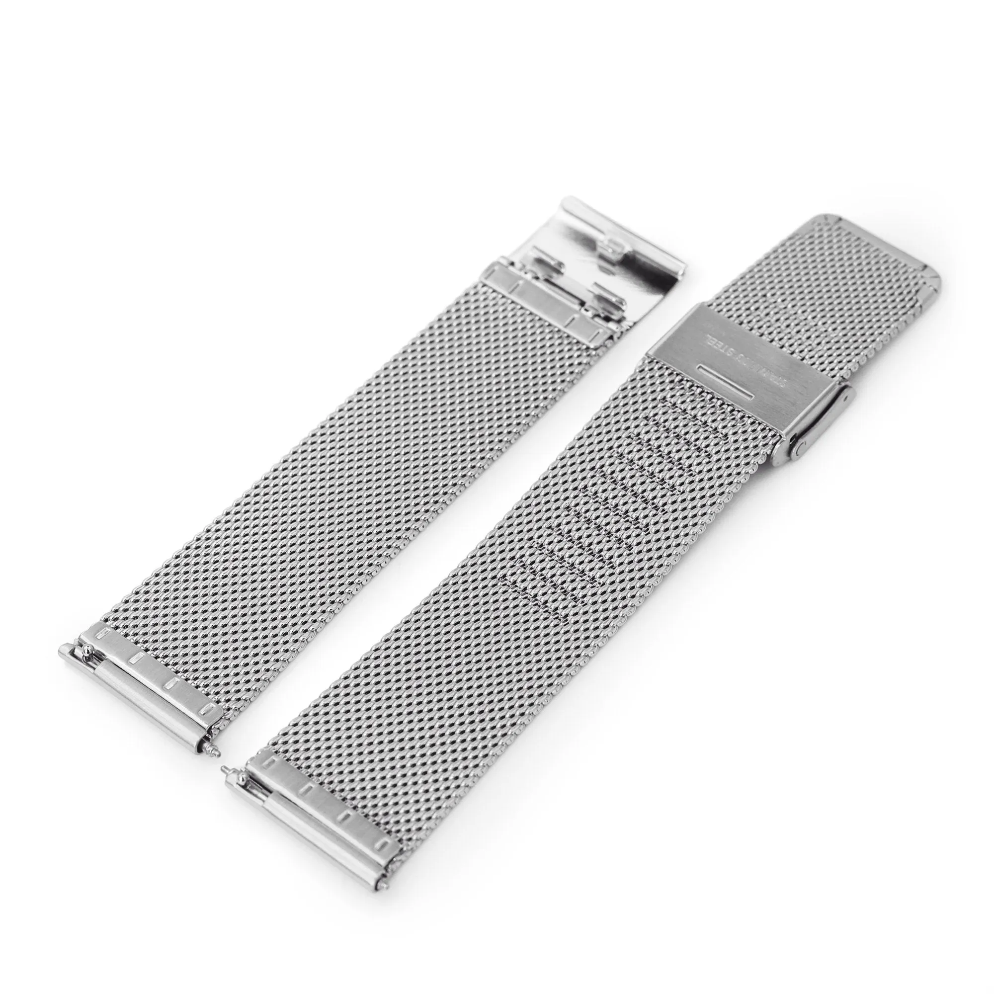 Quick Release Classic Superfine Wire Mesh Band, Brushed