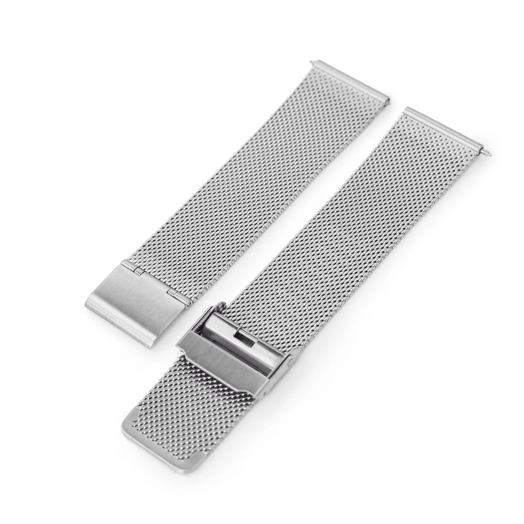 Quick Release Classic Superfine Wire Mesh Band, Brushed