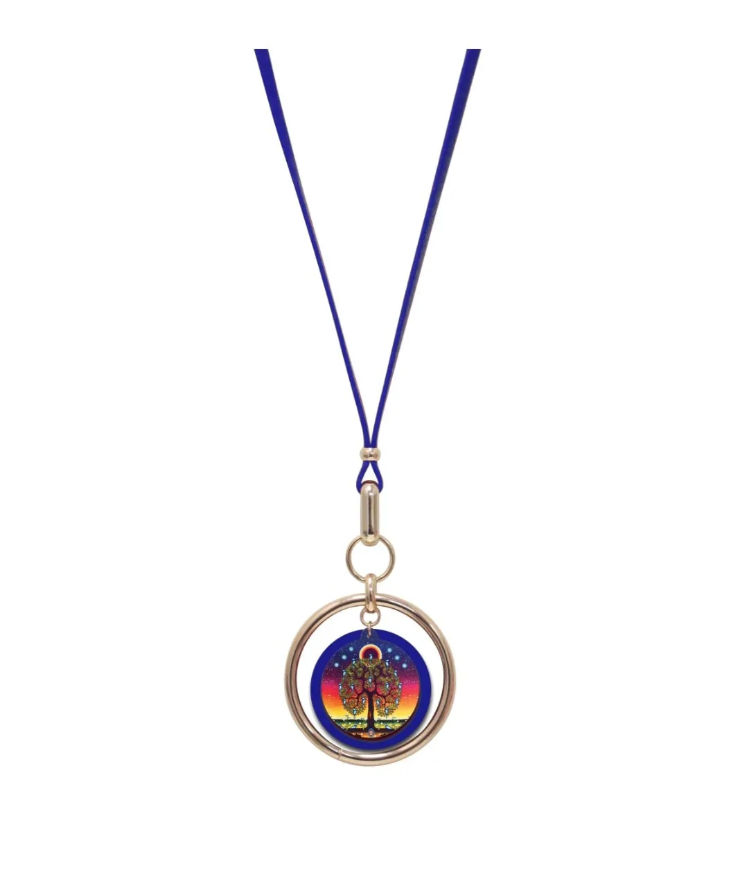 "Tree of Life" Adjustable Length Necklace, artwork by Native artist, James Jacko