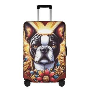 Reggie - Luggage Cover for Boston Terrier lovers
