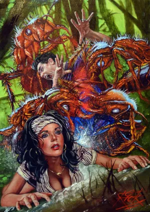 Rick Melton - Empire Of The Ants - Joan Collins - Scream Queens - Art Print