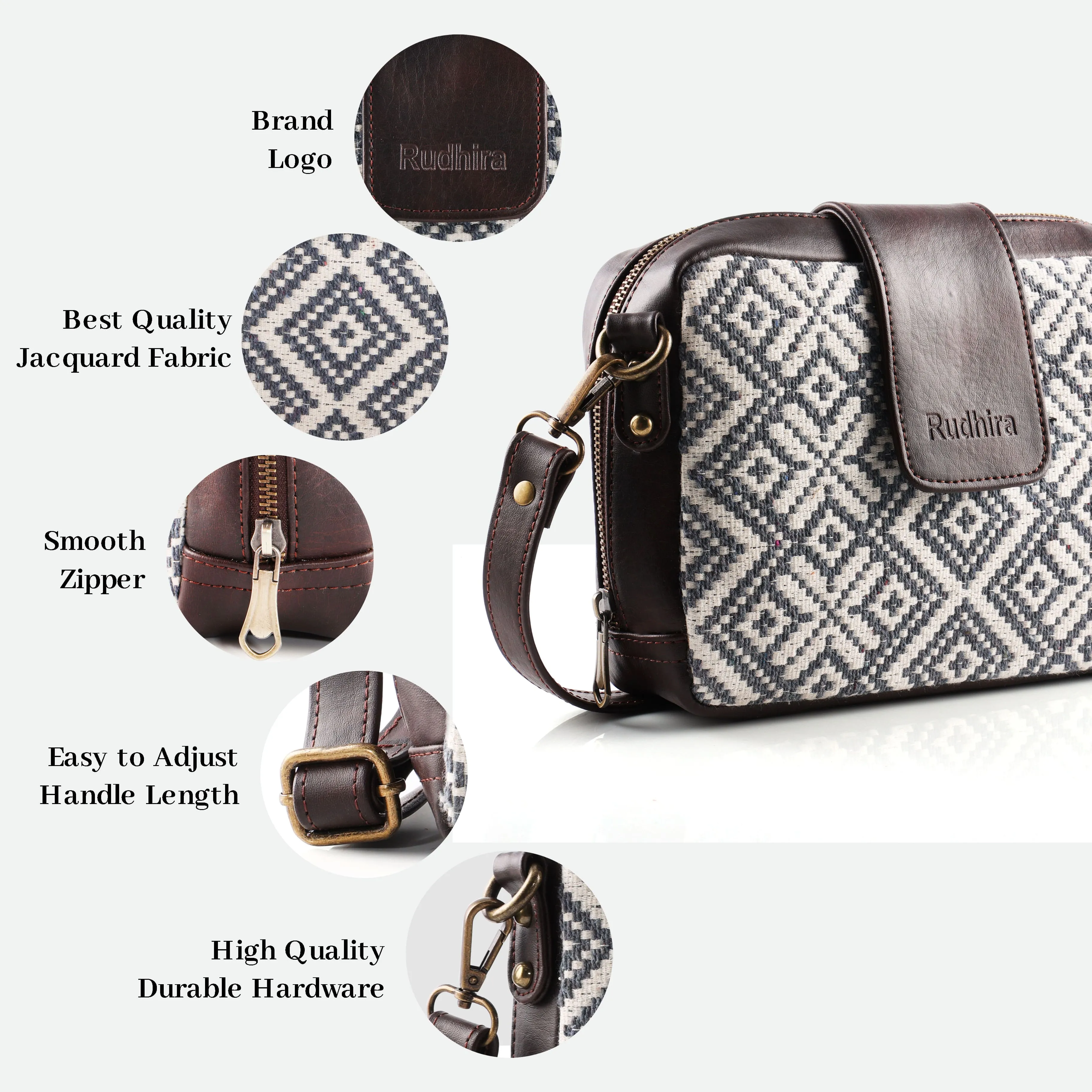 Rudhira Diamond boxes Crossbody / sling bag
