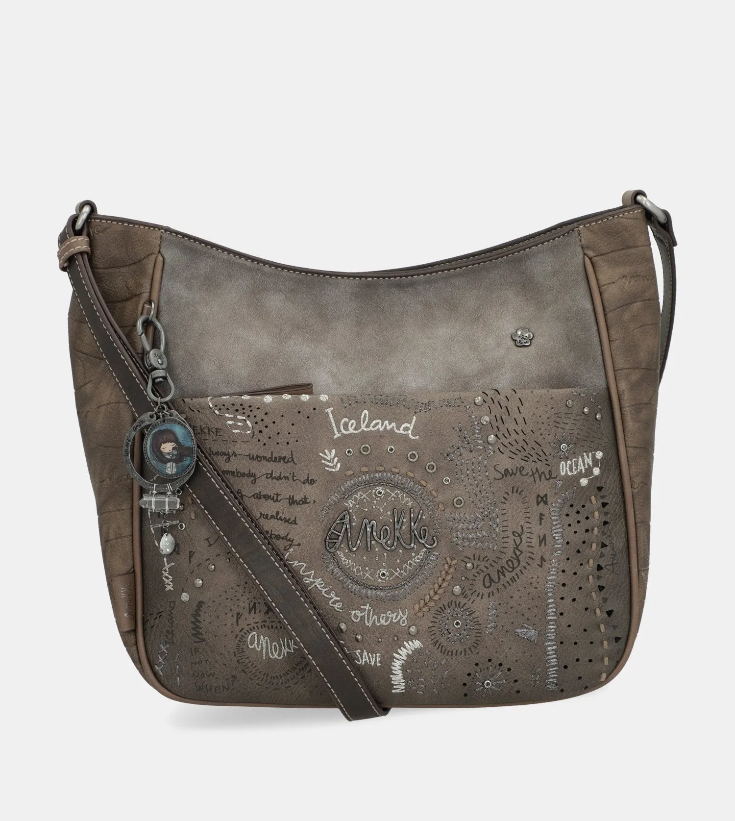 Rune crossbody bag with an adjustable strap