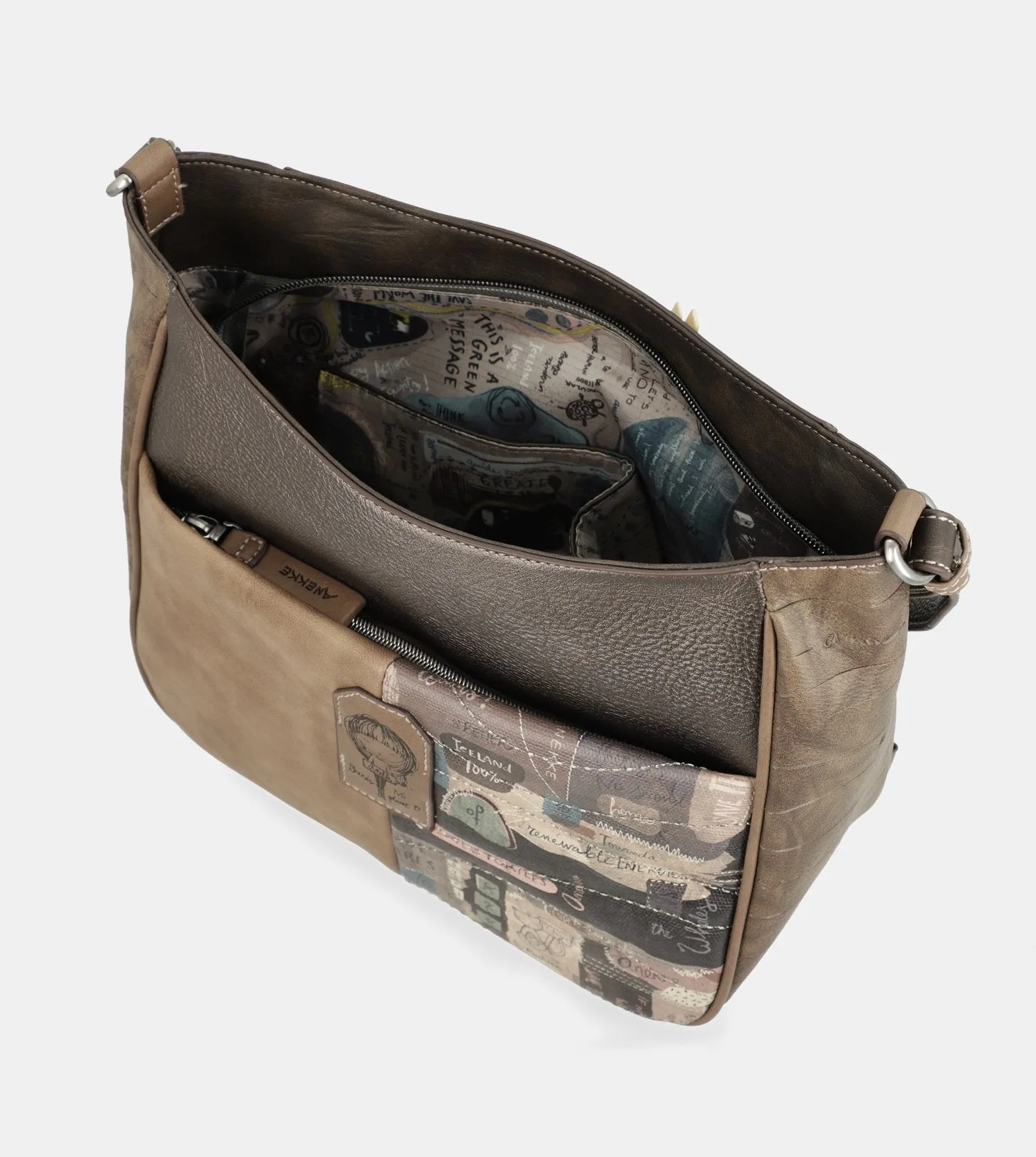Rune crossbody bag with an adjustable strap