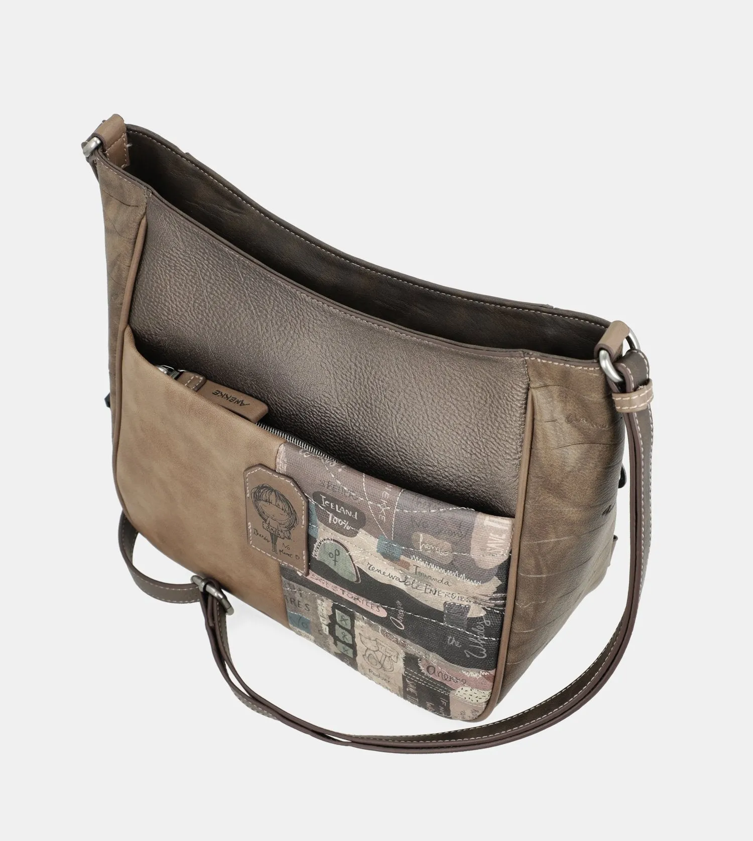 Rune crossbody bag with an adjustable strap