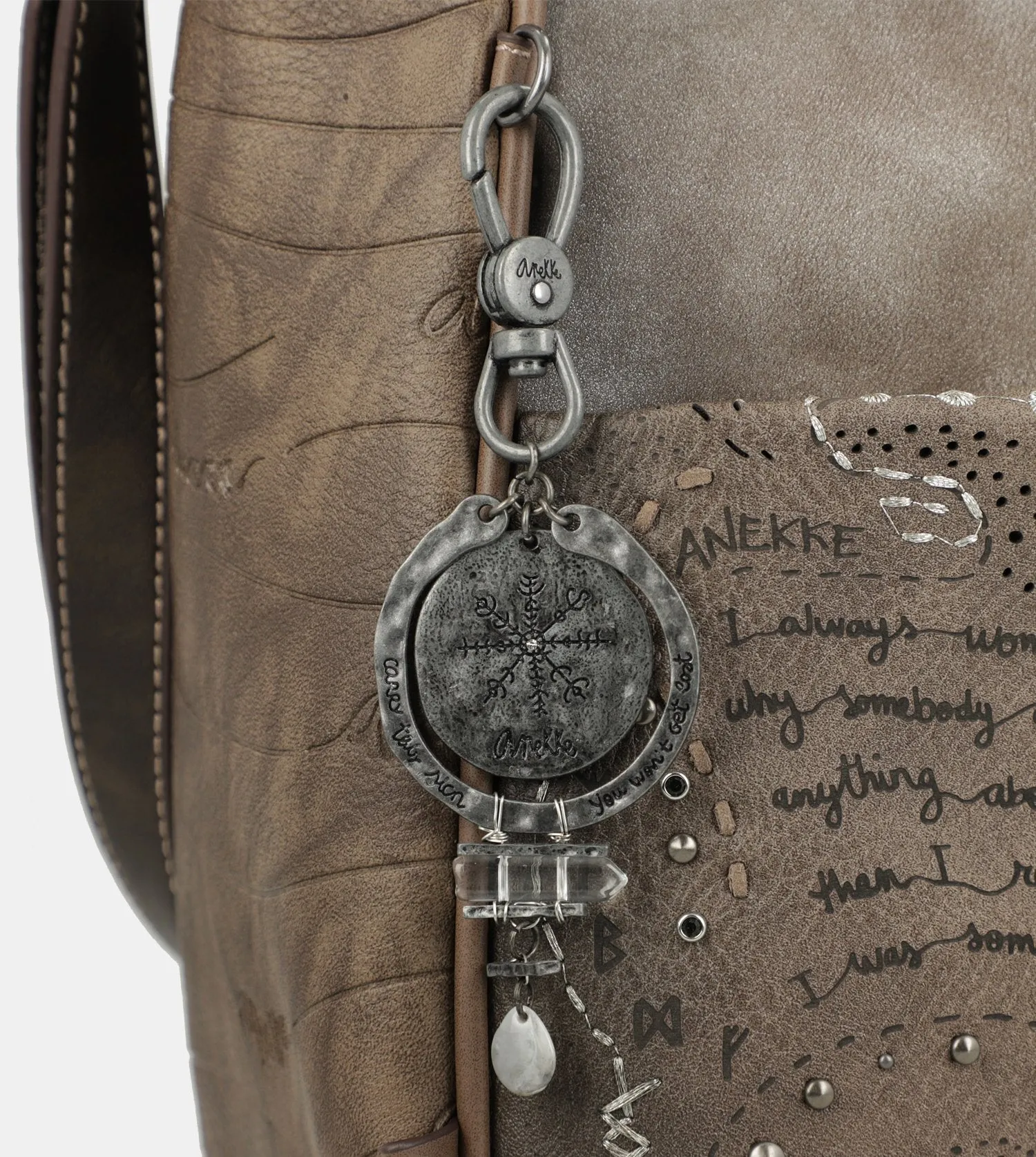 Rune crossbody bag with an adjustable strap