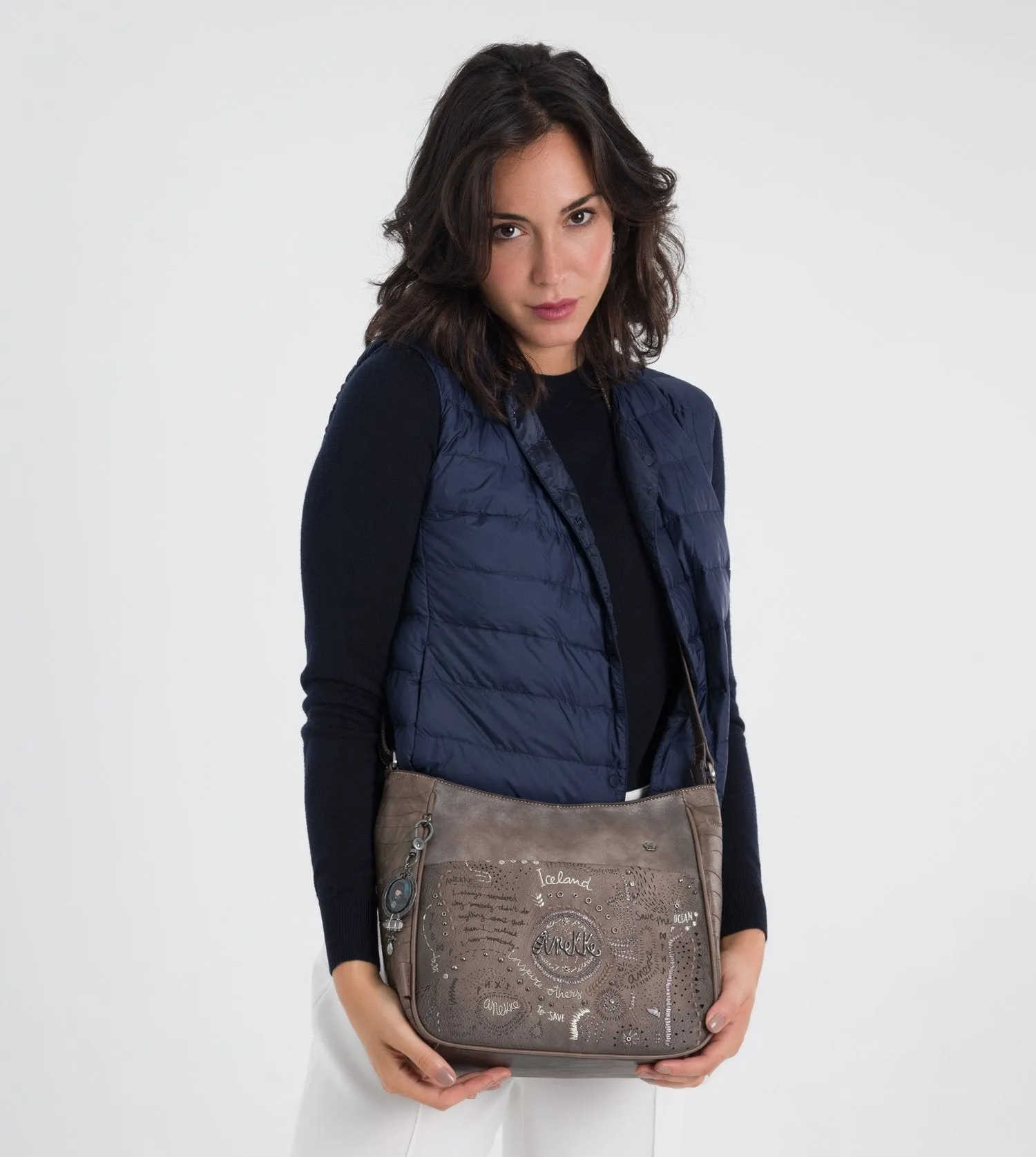 Rune crossbody bag with an adjustable strap