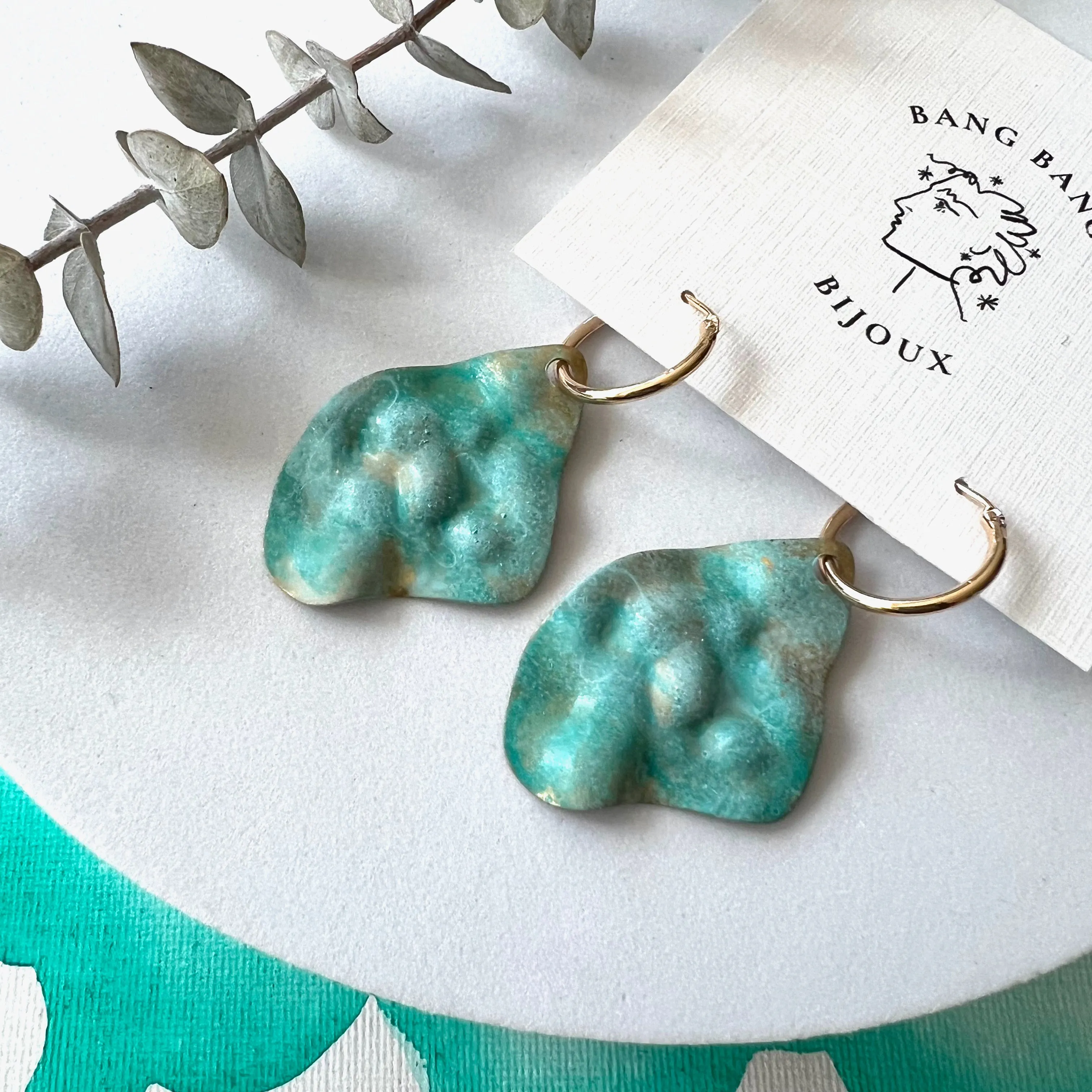 Salt   Sea Earrings