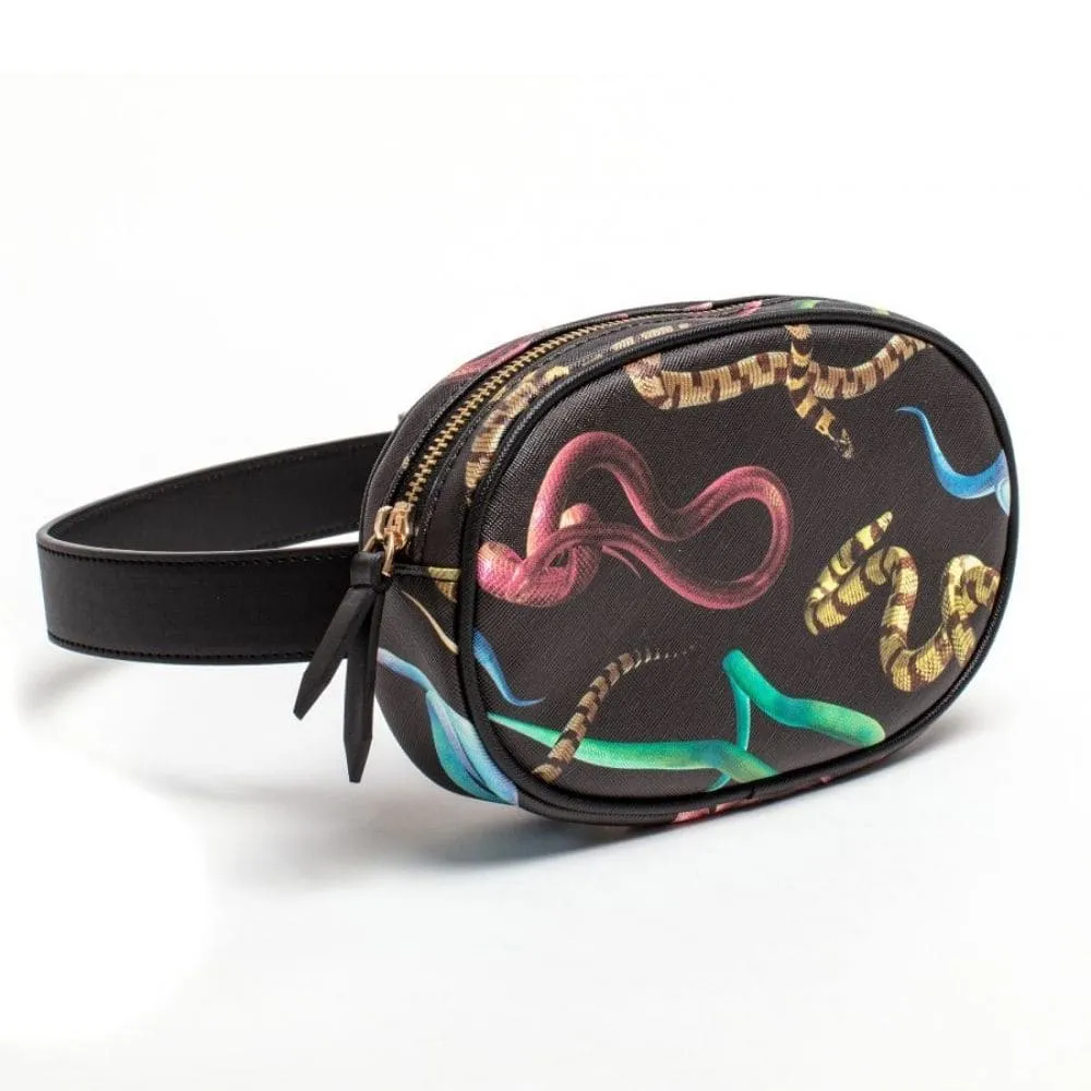 Seletti Toiletpaper Waist Bag Snakes