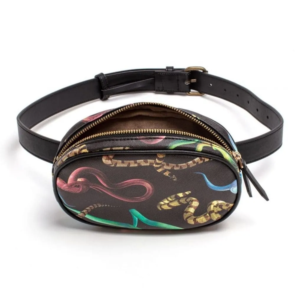 Seletti Toiletpaper Waist Bag Snakes