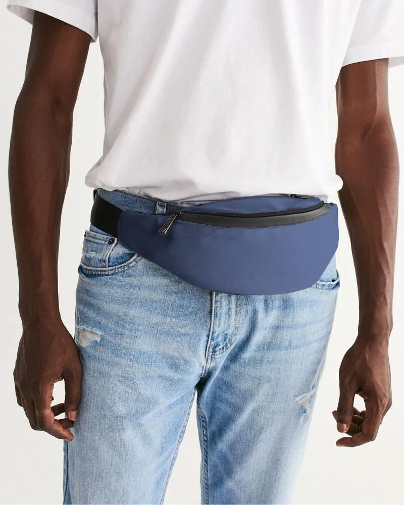Shaded Pastel Blue Belt Bag | C60M45Y0K30