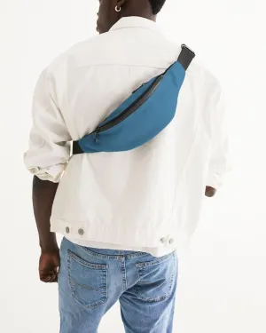 Shaded Pastel Cyan Belt Bag | C60M15Y0K30