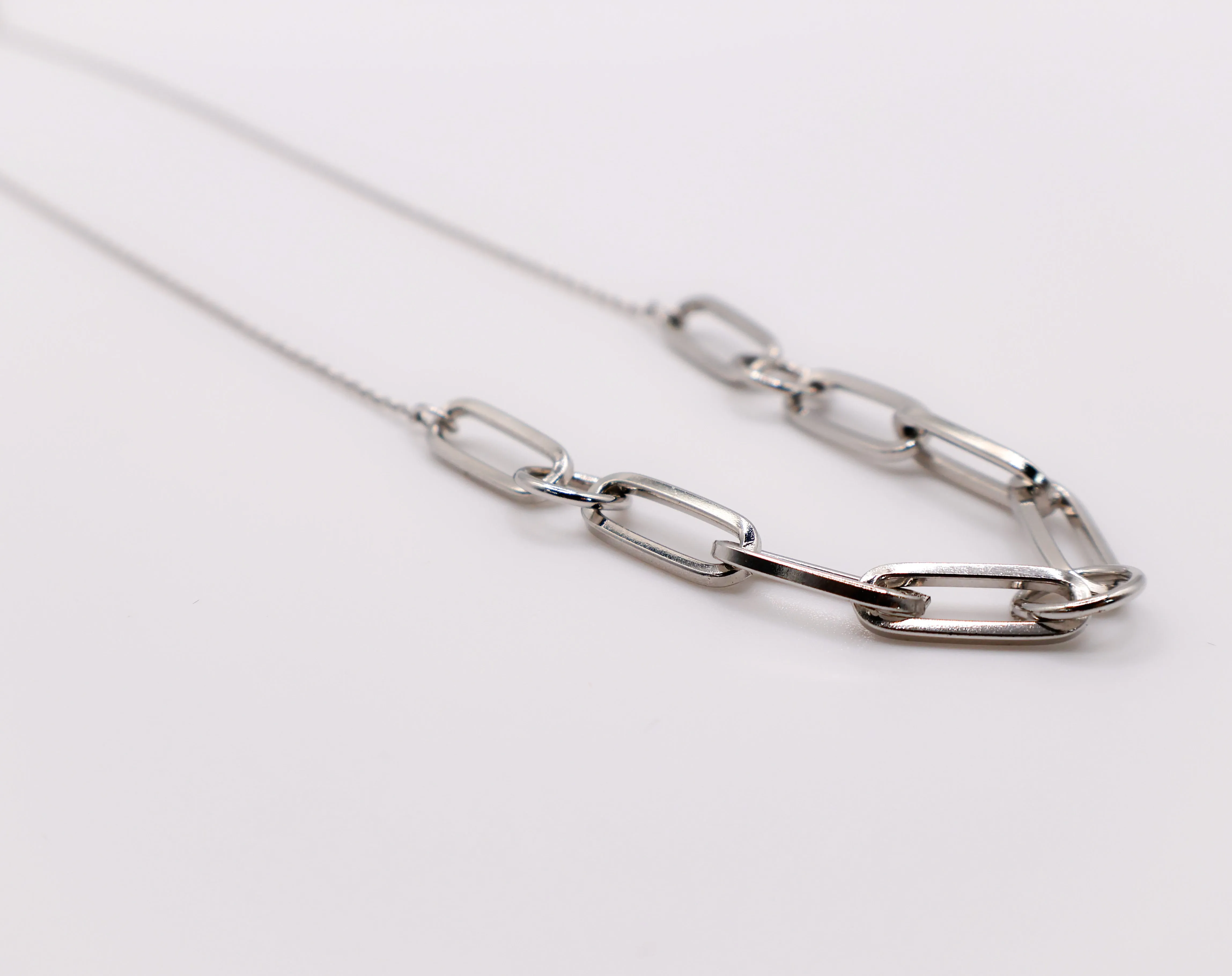 Silver Serenity Chain Necklace