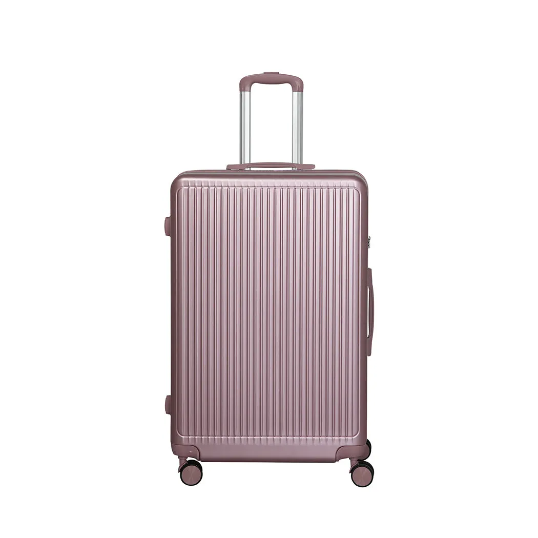 Slimbridge Luggage Suitcase Trolley Rose gold 2pc 20" 28"