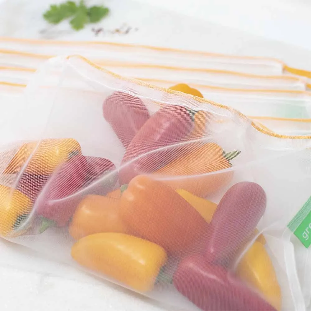 Small Reusable Produce Bags - Mesh (Set of 5)