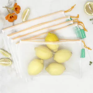 Small Reusable Produce Bags - Mesh (Set of 5)