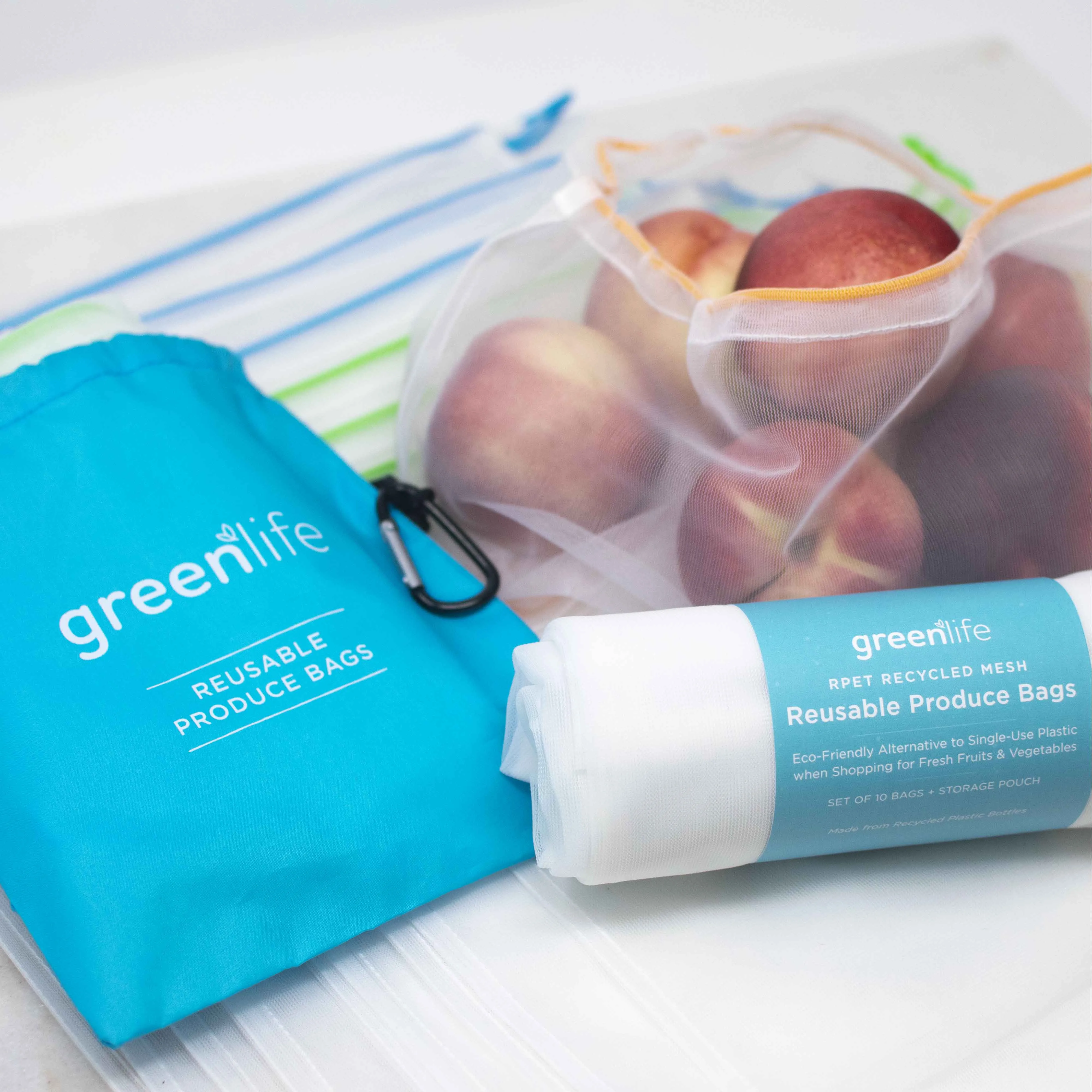 Small Reusable Produce Bags - Mesh (Set of 5)