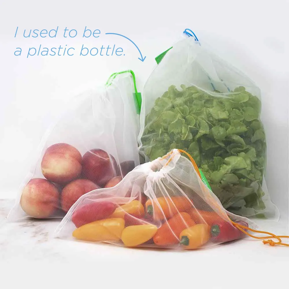 Small Reusable Produce Bags - Mesh (Set of 5)
